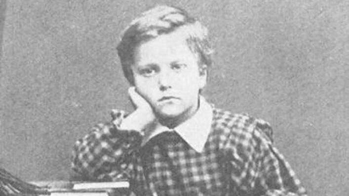 Валентин Серов в детстве. 