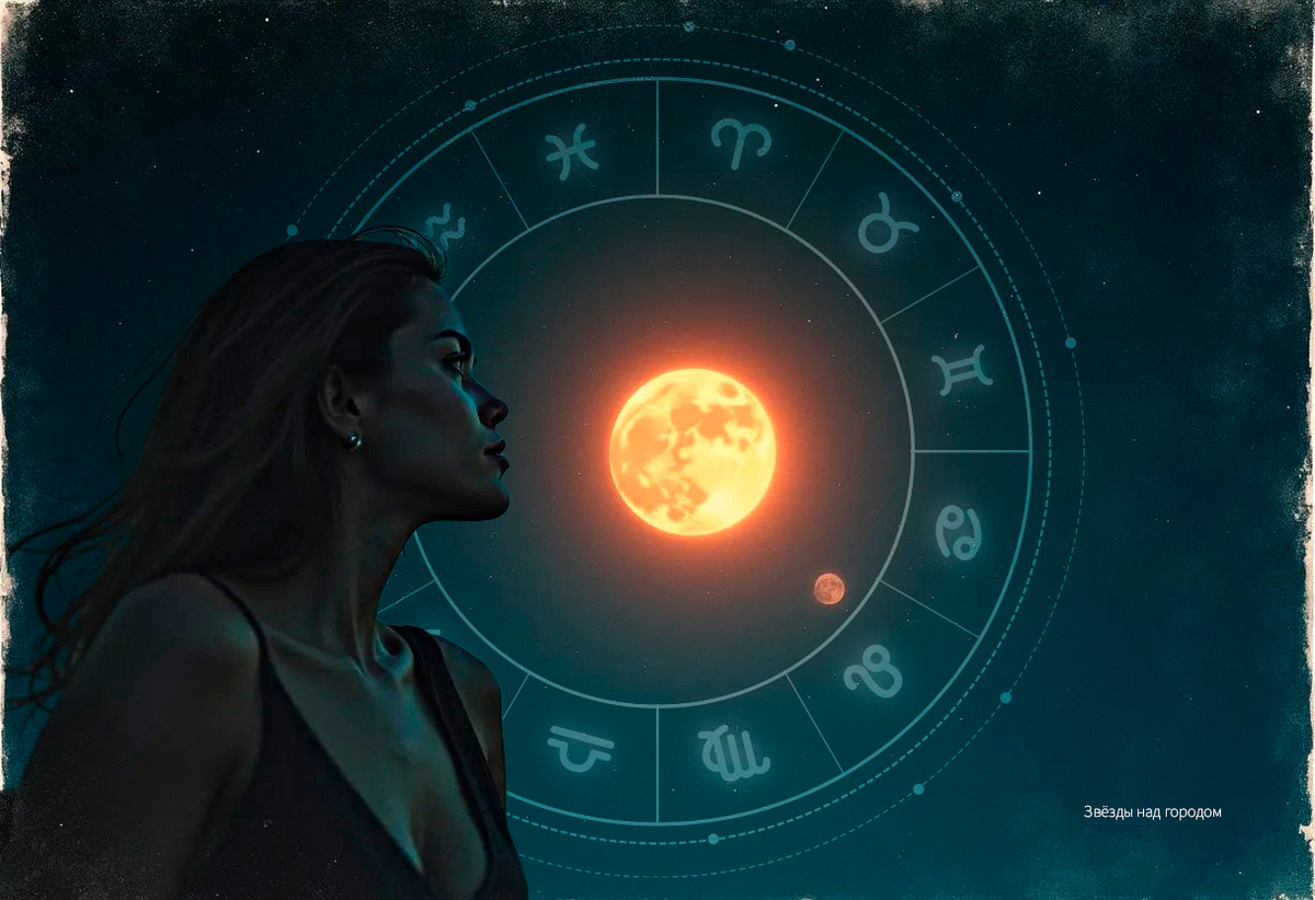 Гороскоп на 5 декабря. Иллюстрация — Звёзды над городом