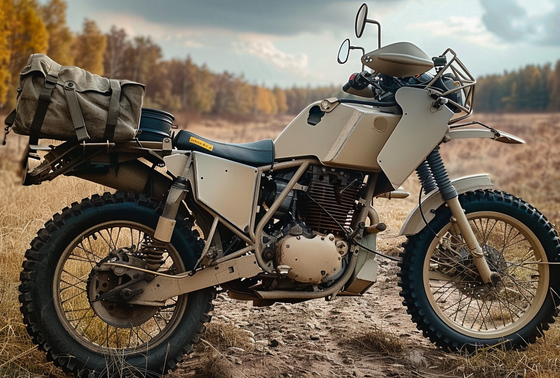    Мотоцикл специального назначения в представлении ИИ