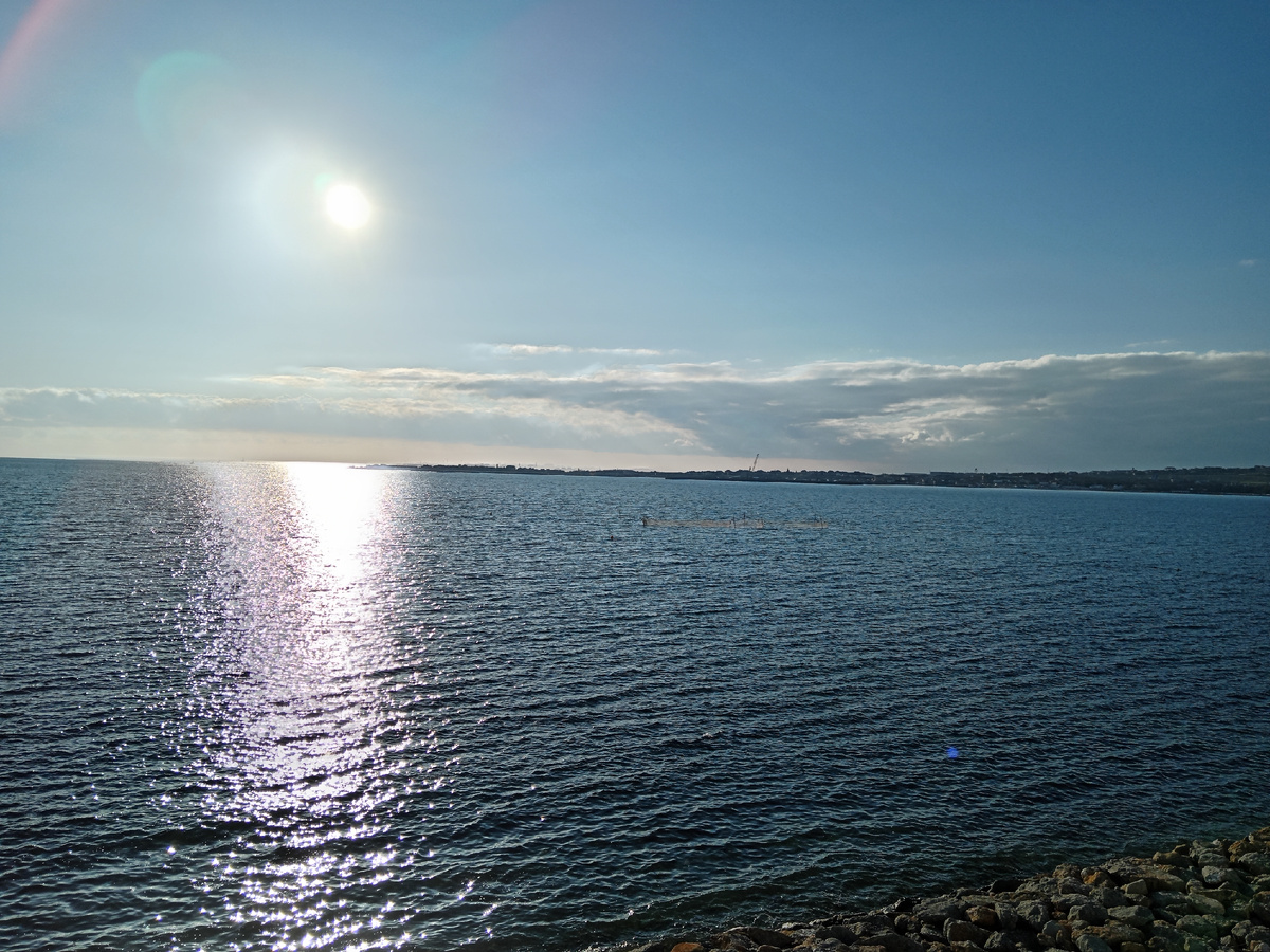 Море, вечер, Геленджик, бухта