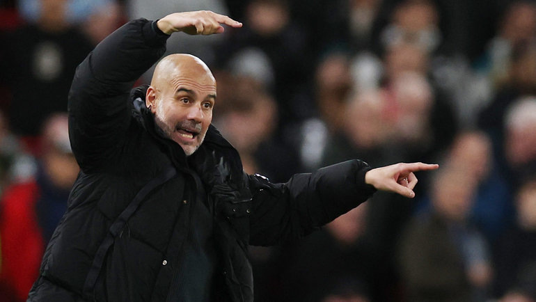    Главный тренер «Манчестер Сити» Хосеп Гвардиола. Reuters