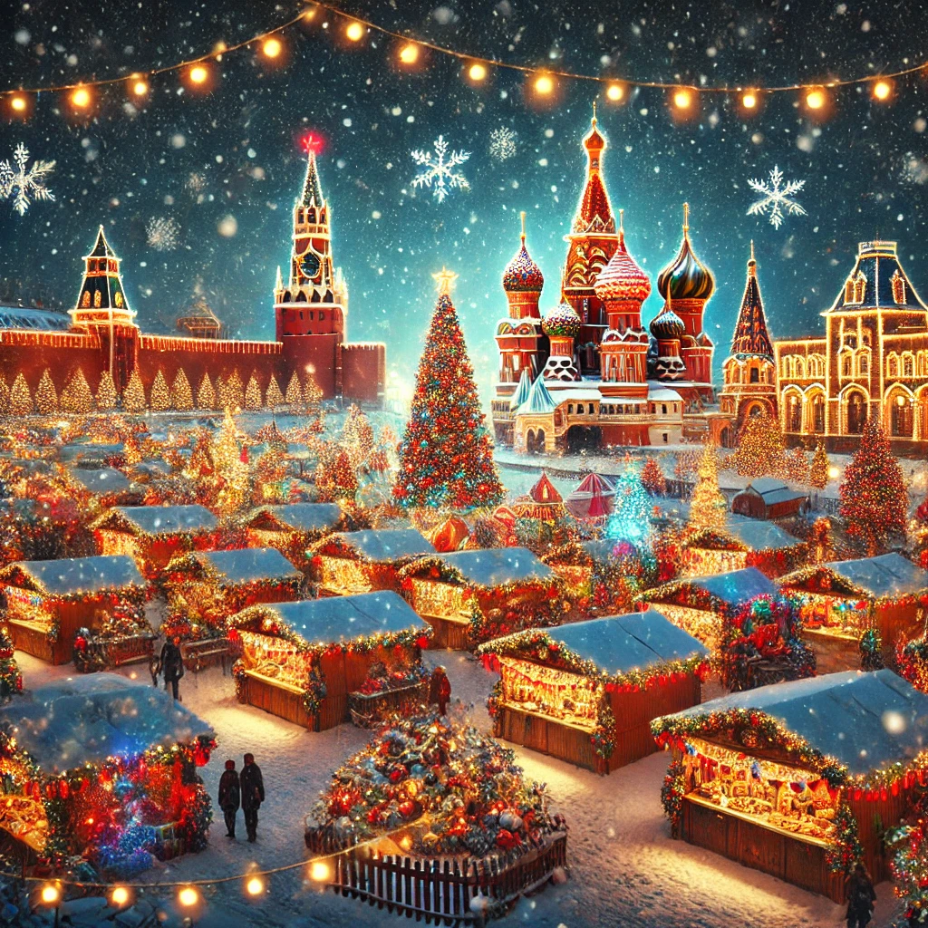 Новогодние экскурсии в Москве 2025