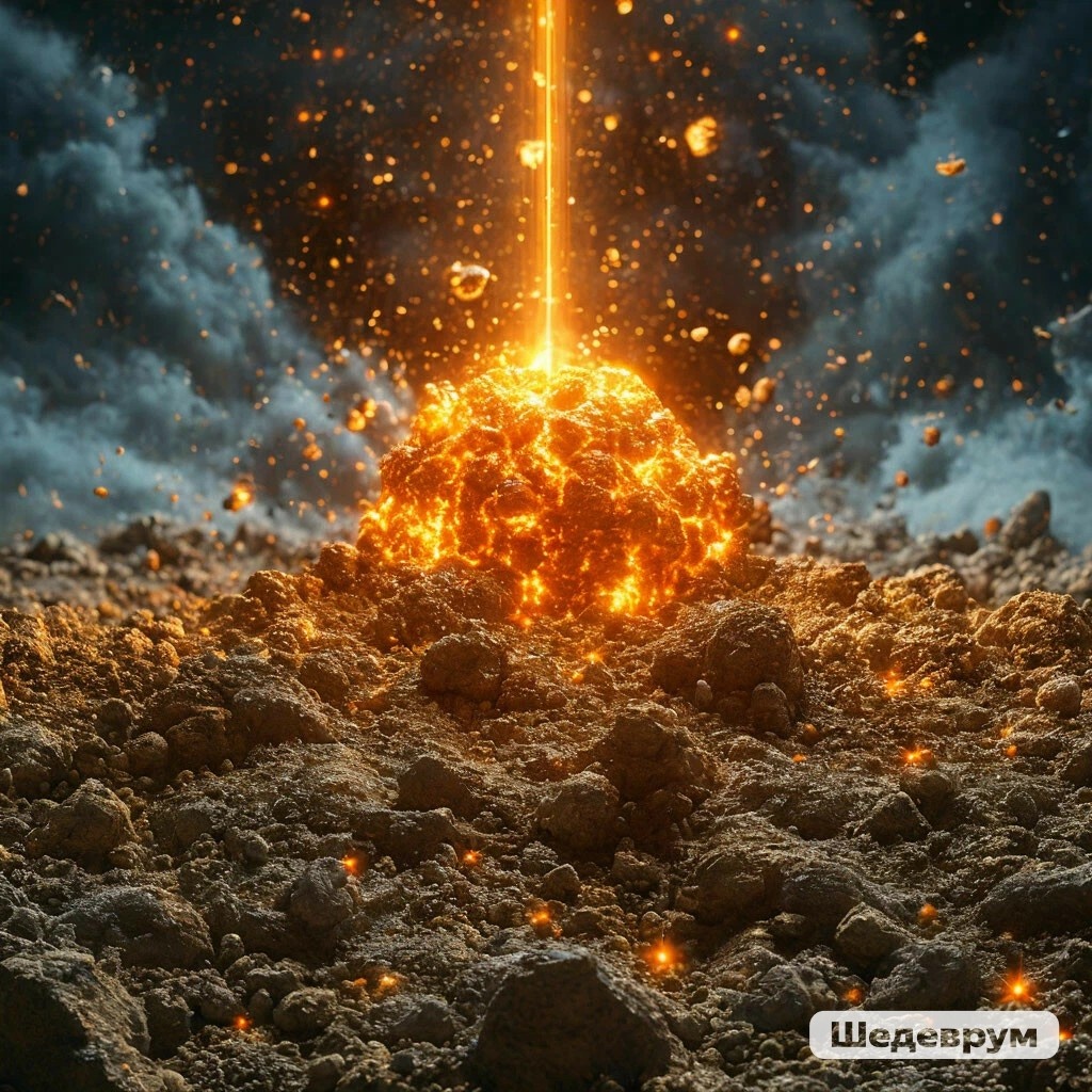 Деление ядра атома. Генерация ии 