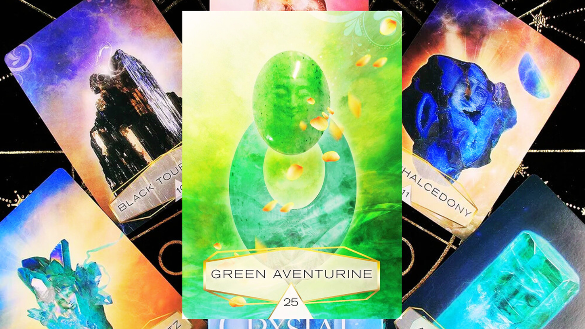 Green Avanturine. Photo "Crystal Spirit Oracle" by Colette Baron-Reid.