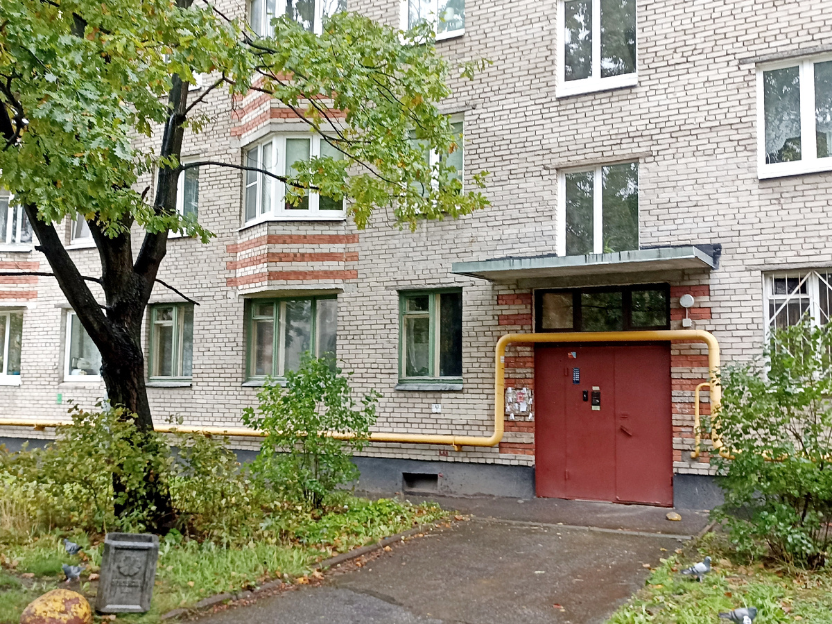 Хрущевка 528 серии с эркерами на Бухарестской улице. Классика жанра. 