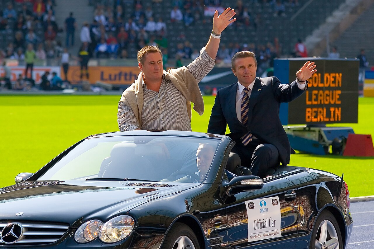 Сергей Бубка в Берлине 2007 год