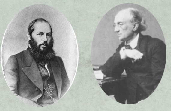 Афанасий Фет и Фёдор Тютчев