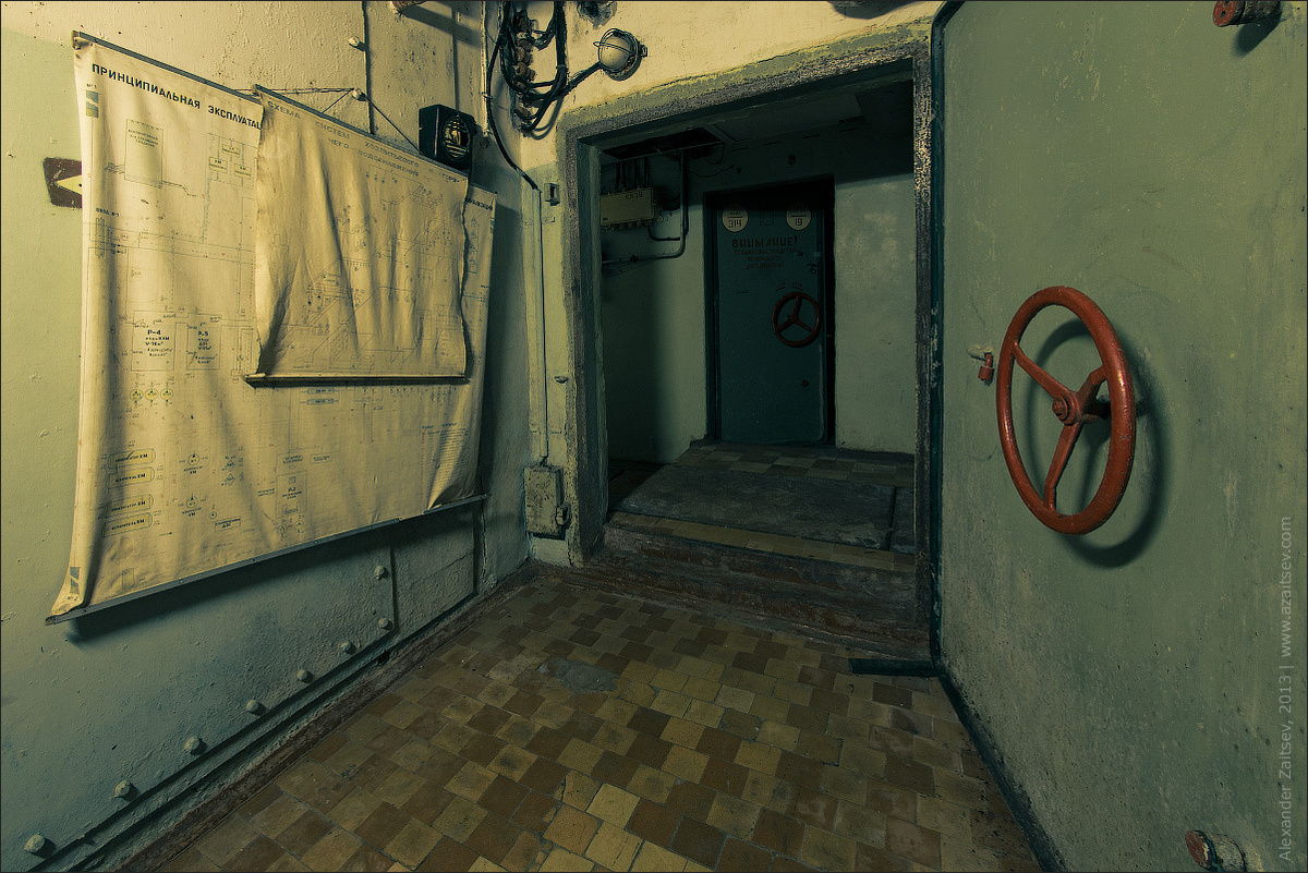 Бункер времен холодной войны. Вид изнутри. Фотография из открытого источника