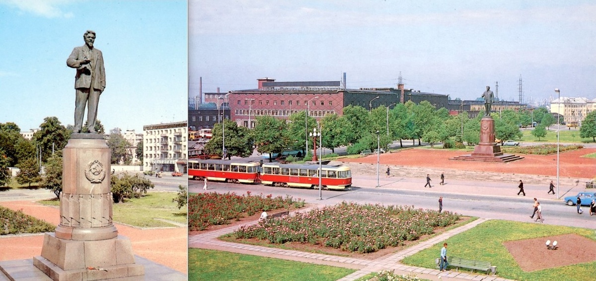 Площадь Калинина в середине 80-х