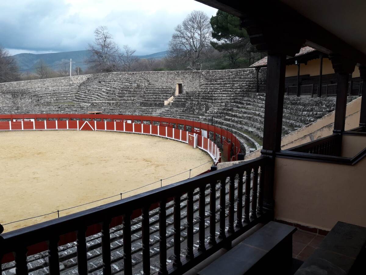 На этом фото сразу два значения слова arena