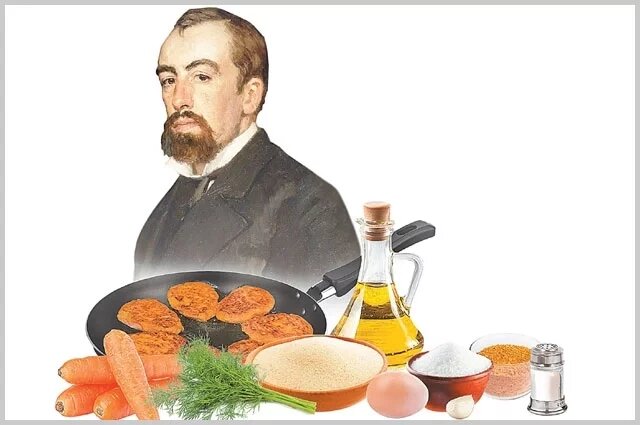    По какому рецепту делал морковные котлеты художник Поленов?