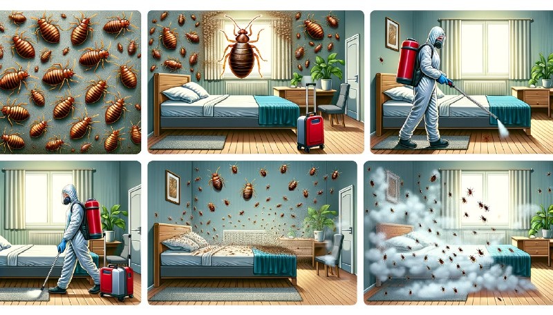 Уничтожение насекомых в районе метро Пятницкое шоссе Москва 