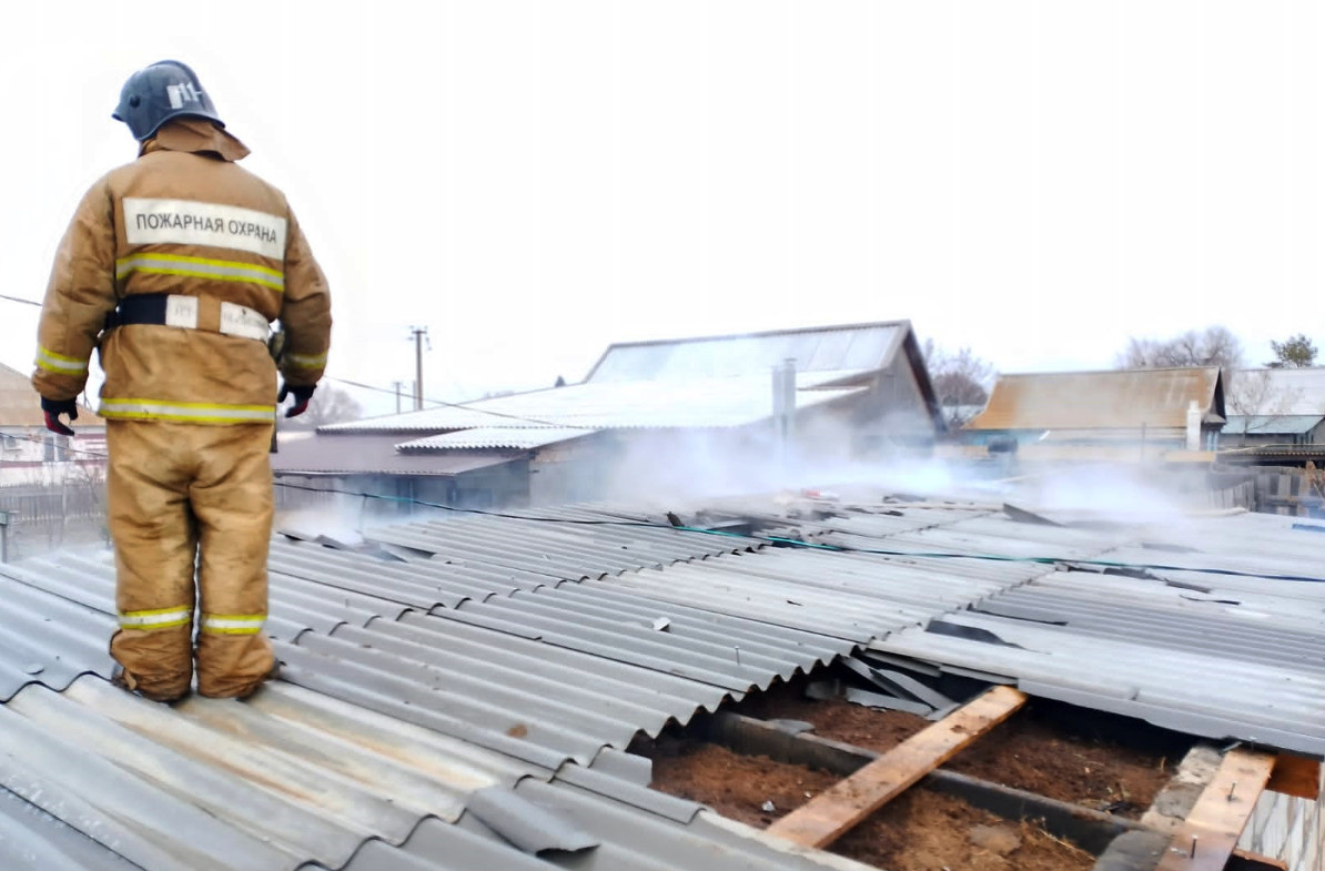 волгоспас пожар в селе Барановка