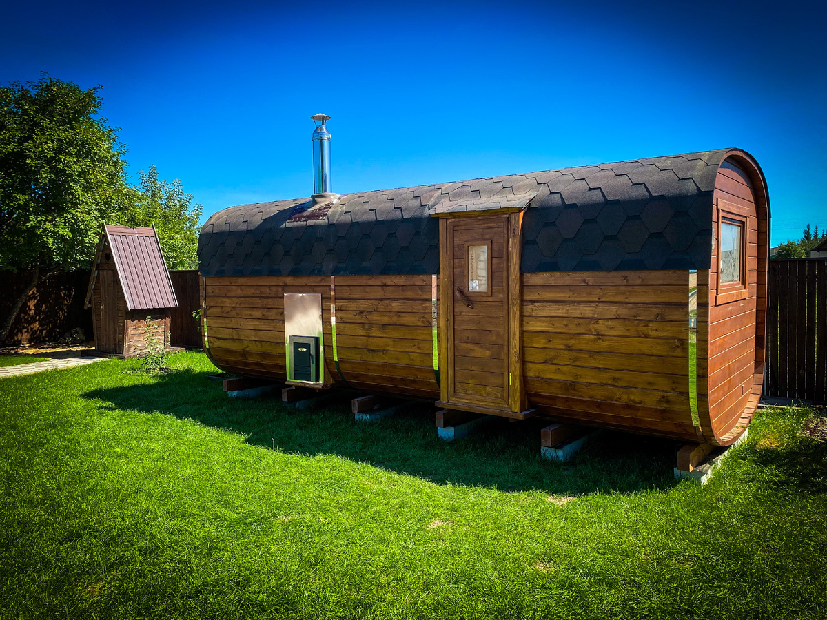 Баня бочка от Алтайских Мастеров