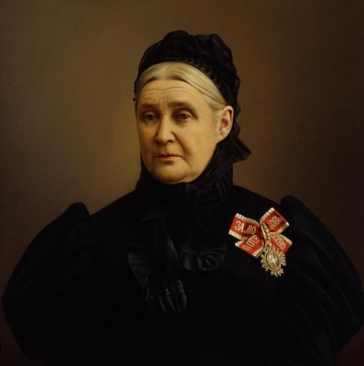    Портрет Марии Петровны Новосильцевой (сестры милосердия; начальницы Смольного института благородных девиц). 1902 г. / wikipedia.org