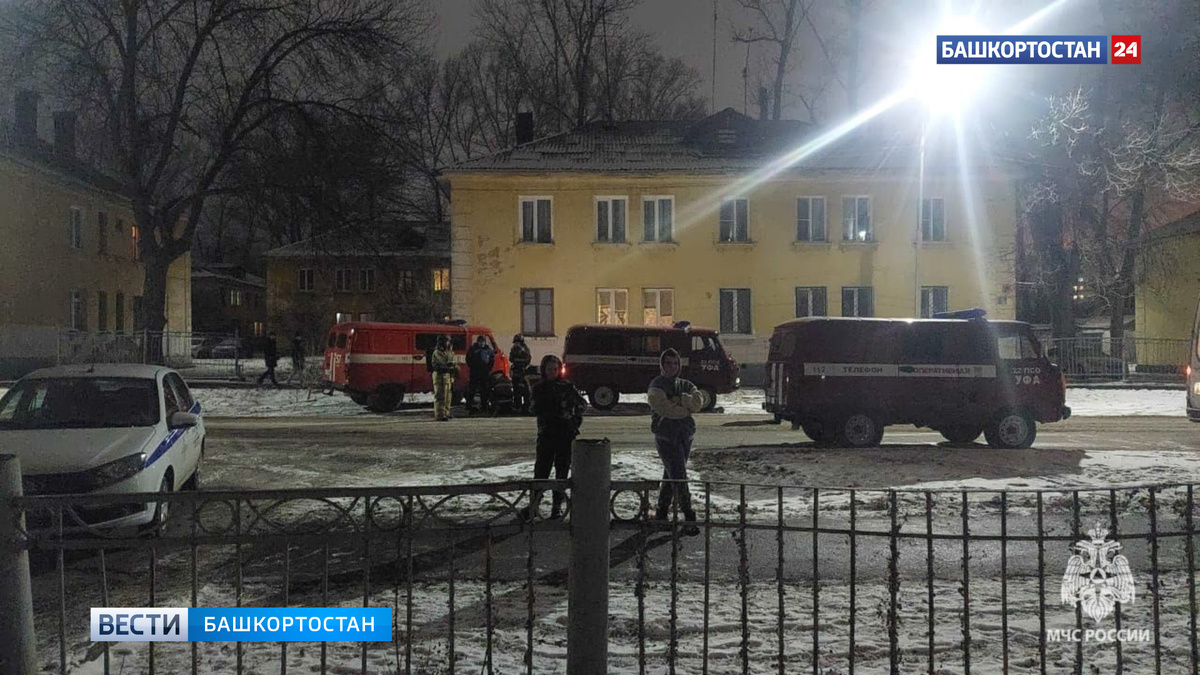    В уфимской Черниковке сгорела квартира по улице Кулибина: пострадал человек