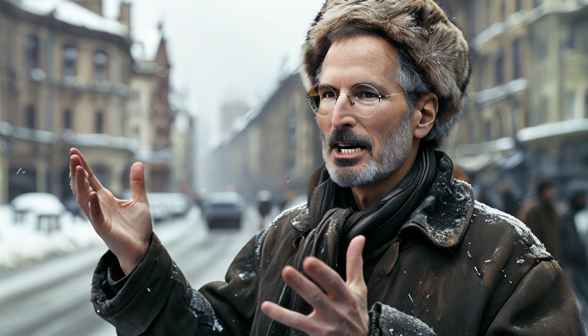 Так ИИ изобразил товарища Джобса, сетующего на Госплан