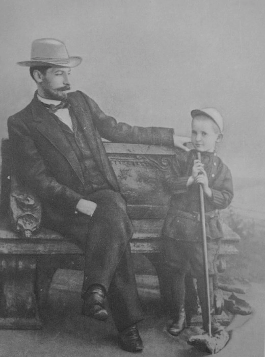 Борис Михайлович с сыном Анатолием