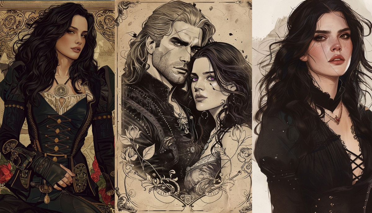 Коллаж картинок из интернета для украшения статьи. Вспомним красотку Йеннифер?)