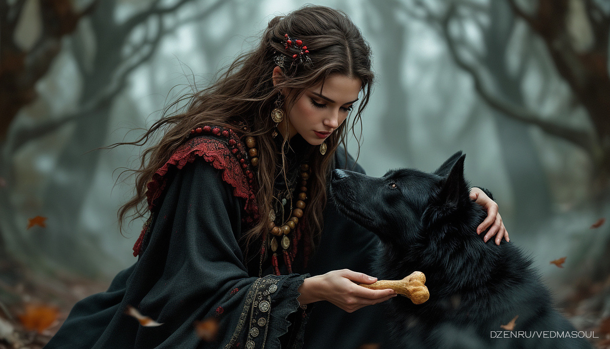 Авторское изображение @vedmasoul. Cгенерировано ИИ. Отвод, порча, защита