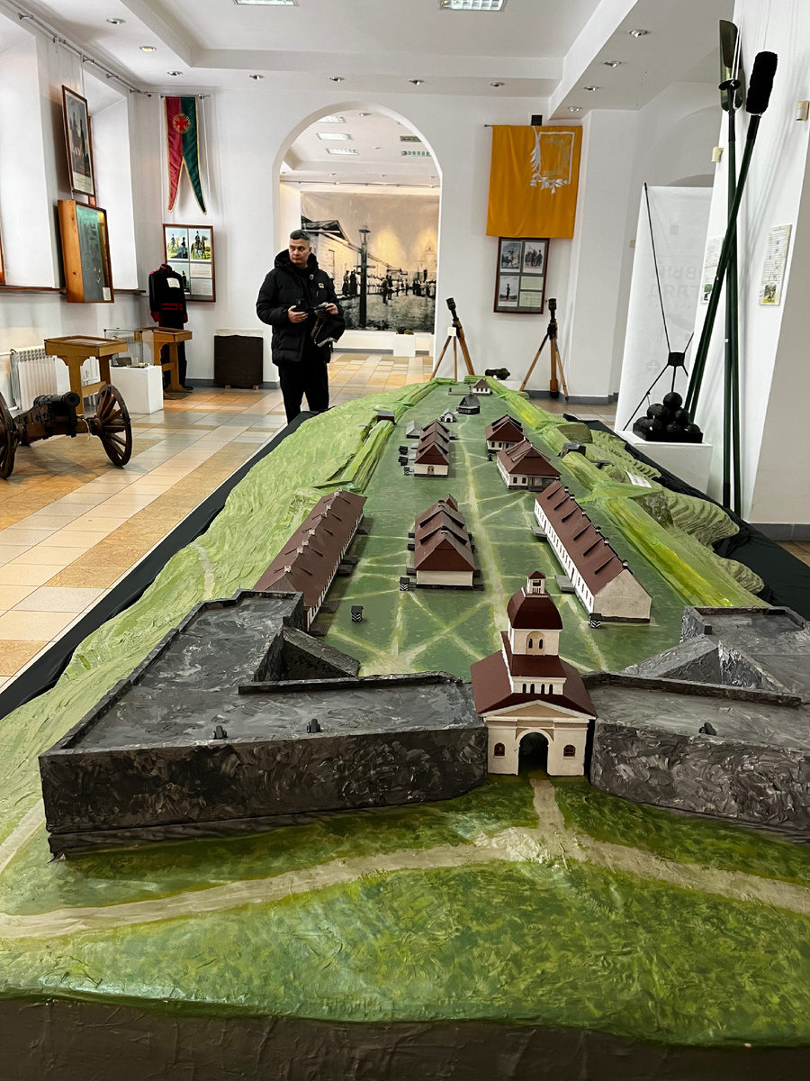 Макет крепости