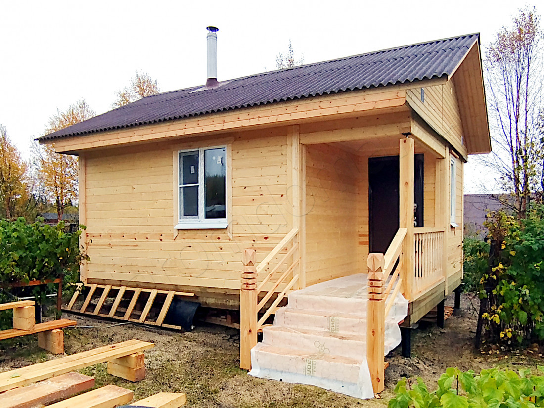 Баня из бруса в Ковдоре