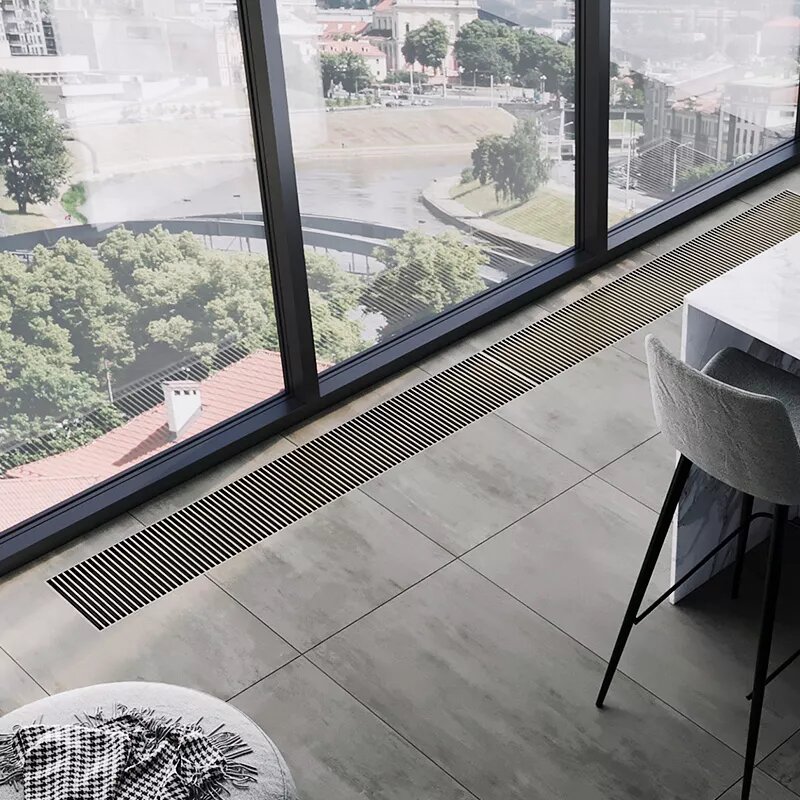 Конвектор внутрипольный КЗТО Бриз 