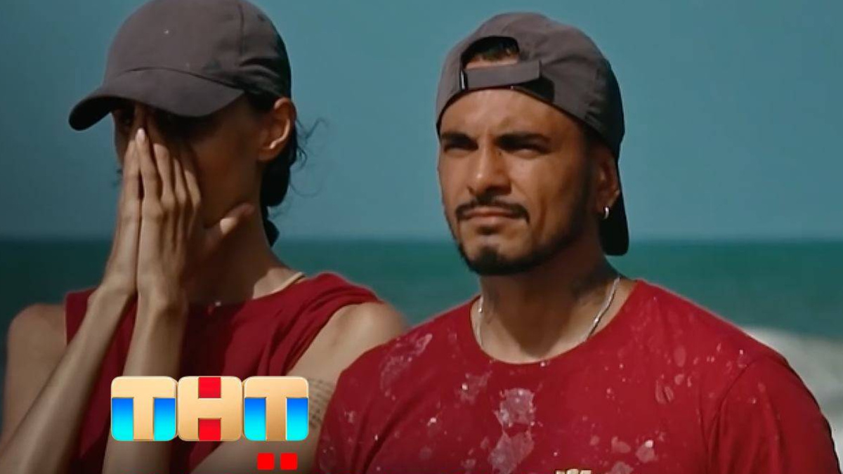 Натан и Алана Мамаева. Кадр из шоу "Звезды в джунглях"/ ТНТ