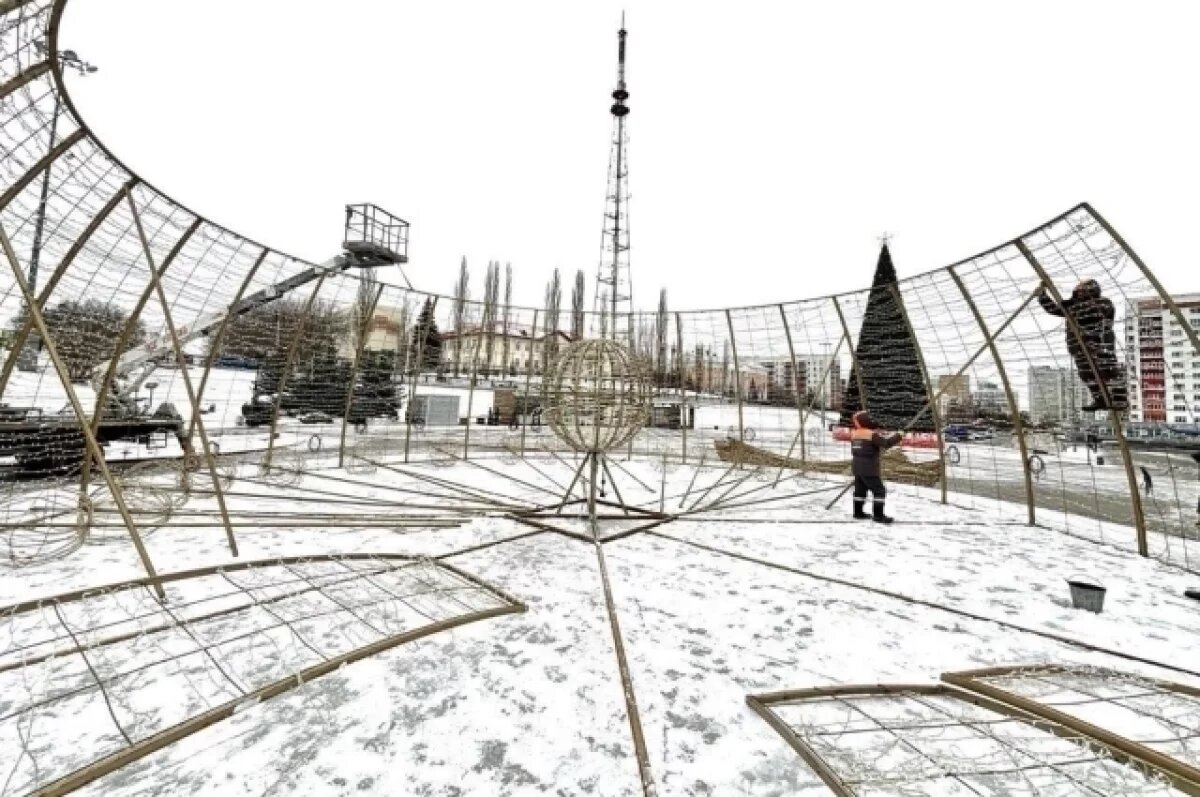    К Новому году-2025 в Уфе установят иллюминацию из 19 тыс. световых объектов