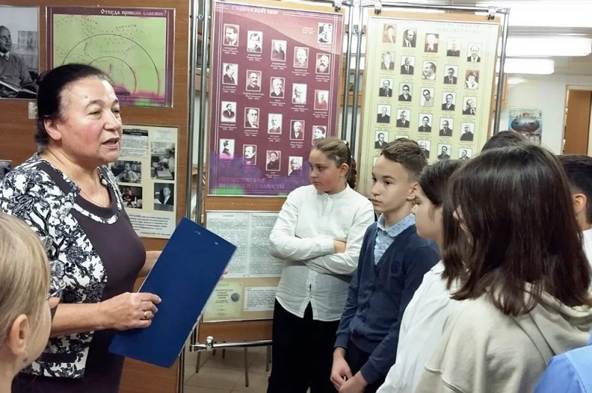    В музее истории русского языка им. О. Н.  Трубачёва интересно и взрослым, и детям.