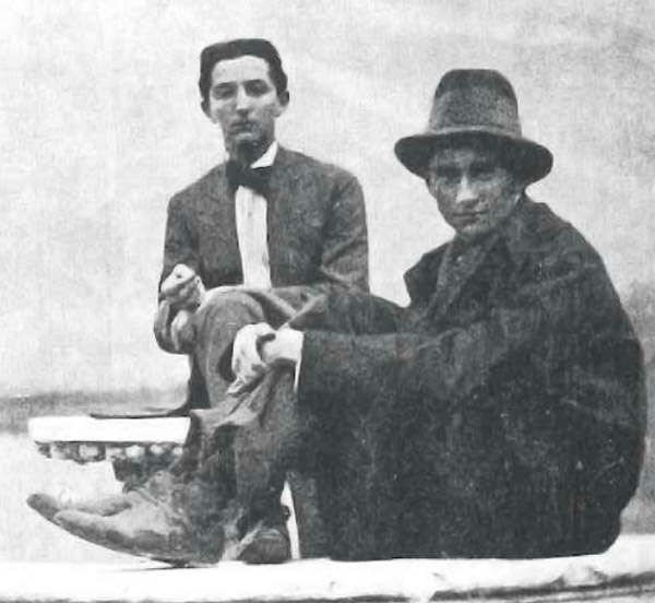 Близкие друзья - Макс Брод и Франц Кафка, взято из открытых источников