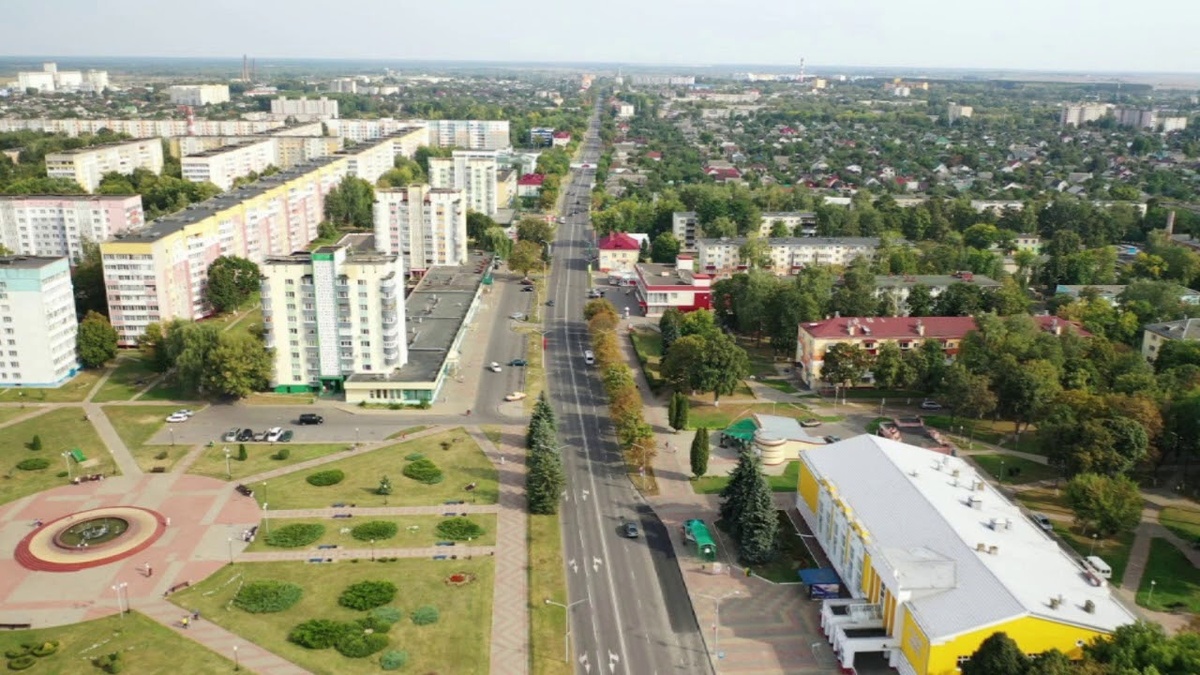 Город Речица Гомельской области. Белоруссия