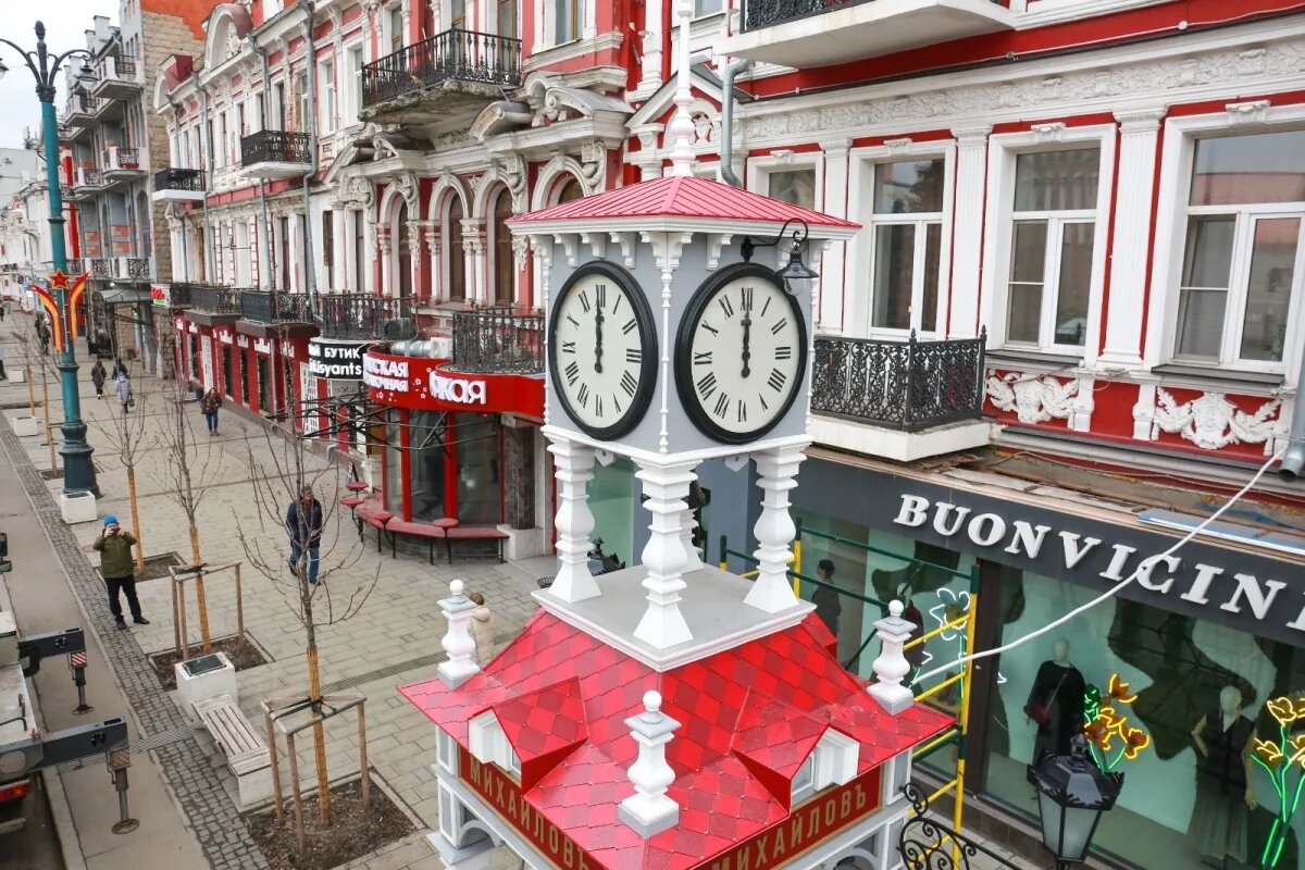    Михайловские часы в Воронеже начали свою работу