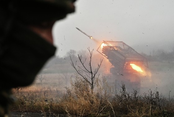    Реактивная система залпового огня (РСЗО) «Град» ВС РФ в зоне СВО