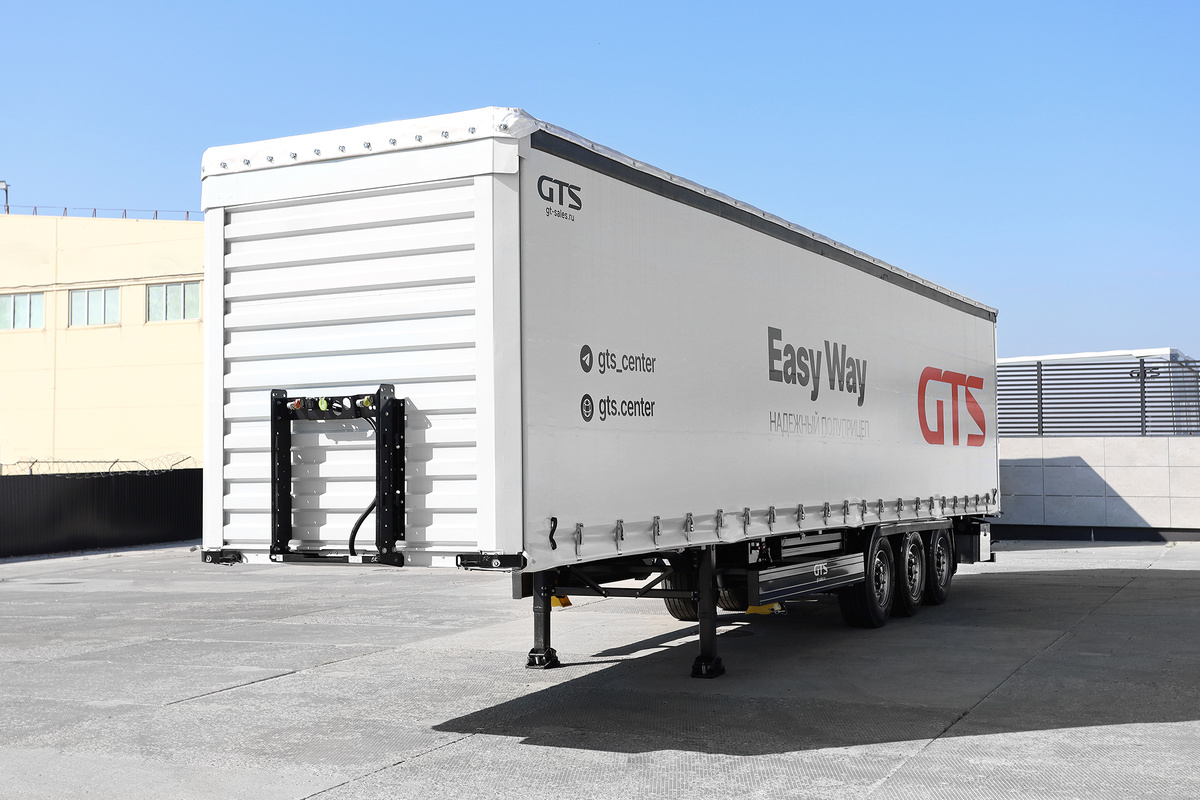 Тентованный полуприцеп GTS Easy Way, вид спереди