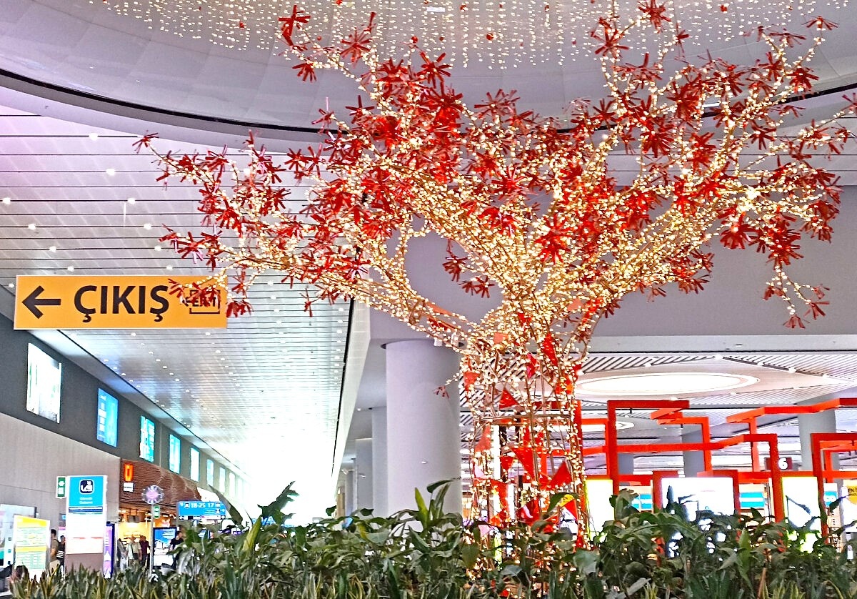 в Новом аэропорту Стамбула