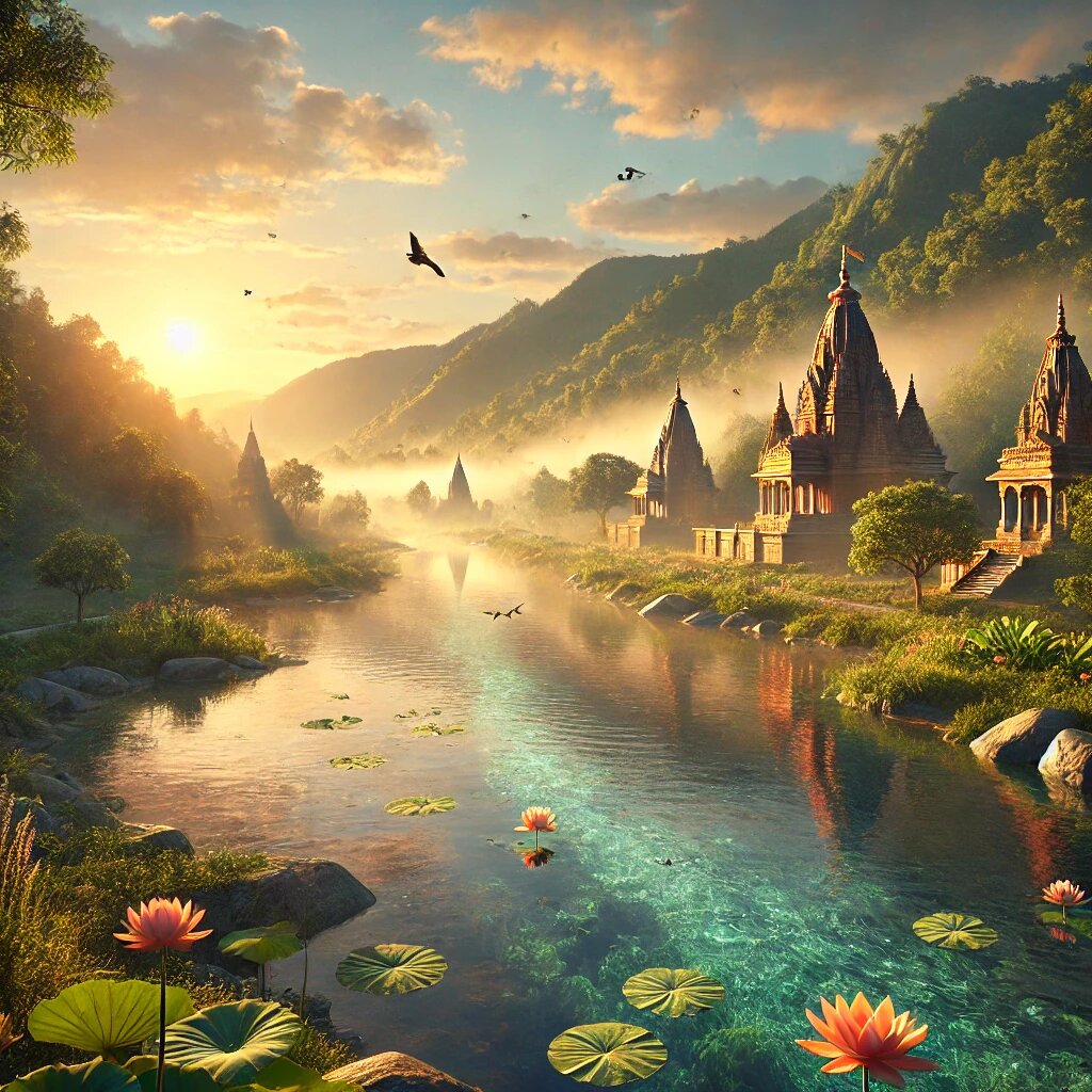 Утренняя идиллия Ведической Долины