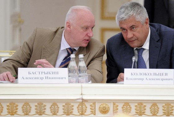    Александр Бастрыкин (слева) и Владимир Колокольцев