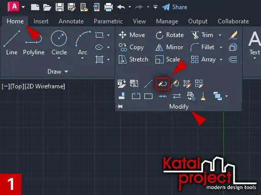 Инструмент Edit Polyline (Редактировать полилинию)