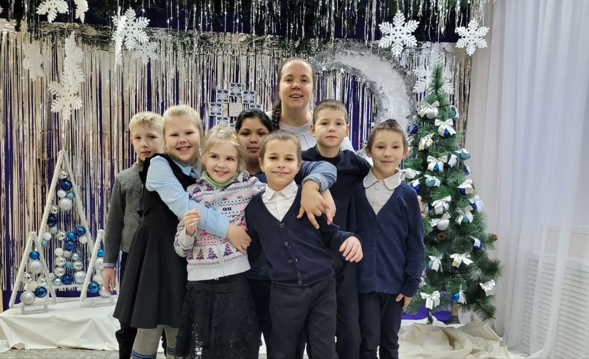 Анастасия Кузьмина с учениками