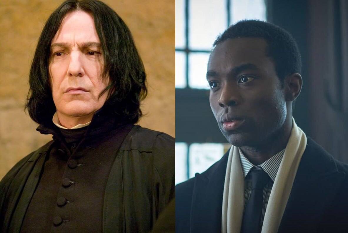 Северуса Снейпа перекрасили в черный цвет 