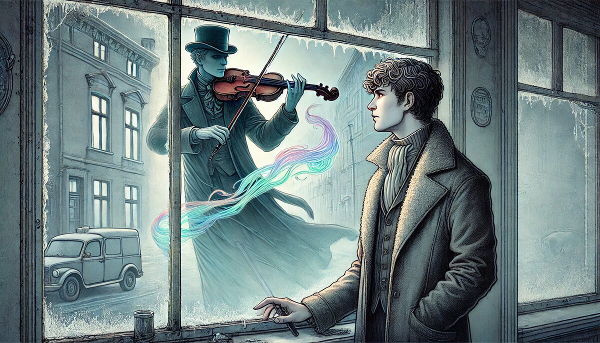 Мелодия Скрипача: как музыка оживает в сердце, замерзшем от тишины