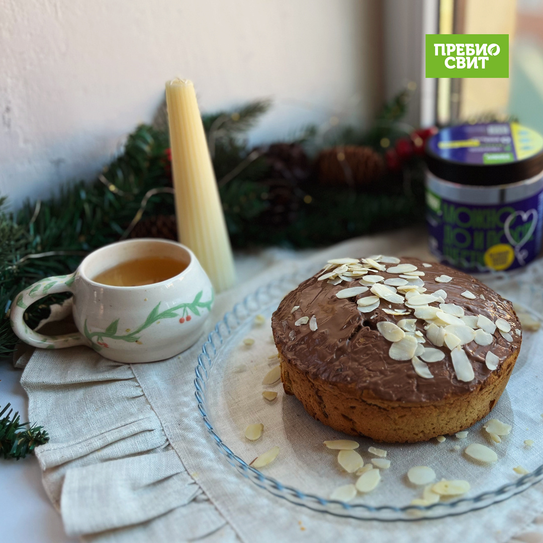 Апельсиновый кекс без сахара