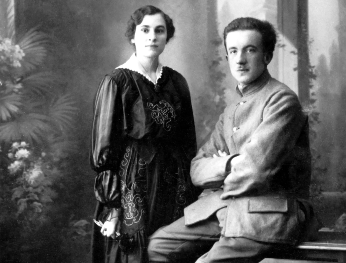 Гала и Поль Элюар в 1917 году