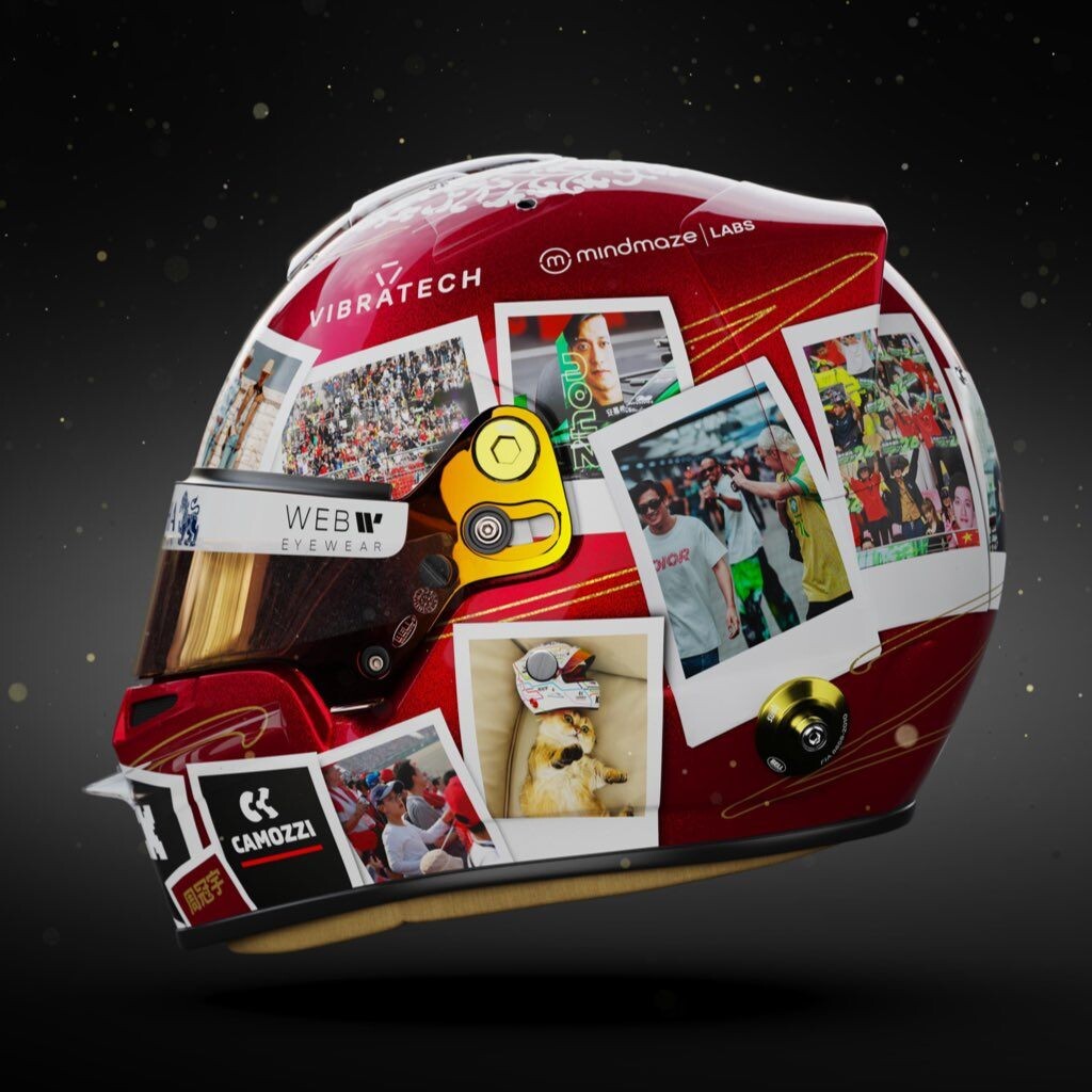    Шлем Чжоу Гуаньюя для Гран При Абу-ДабиФото: Соцсети