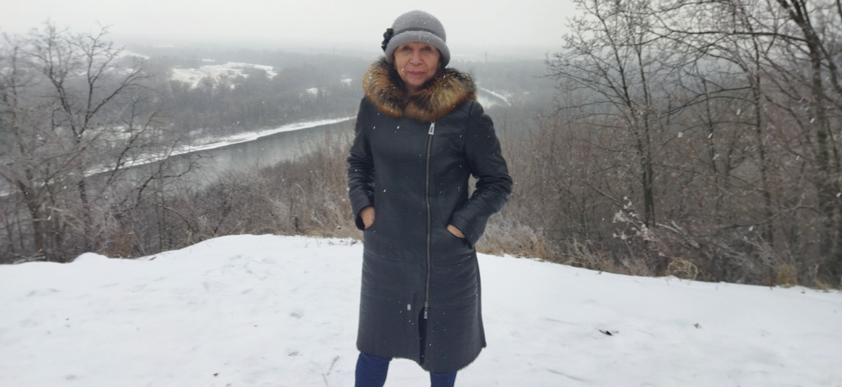 Автор на берегу реки Уфимки...