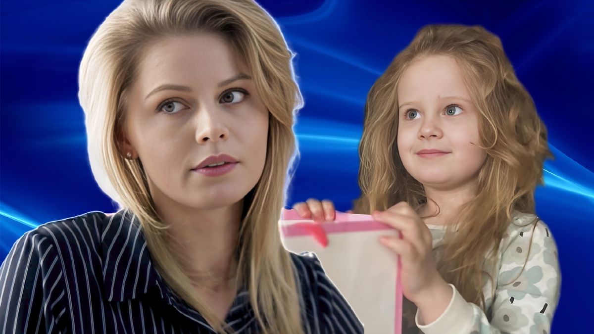 Актриса Анастасия Стежко с дочерью. Коллаж. Автор: Елена Д.