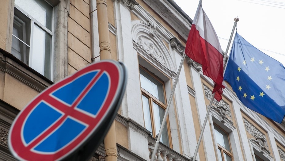    Генеральное консульство Польши на 5-й Советской улице, 12 в Петербурге. Автор фото: Сергей Коньков / "Деловой Петербург"