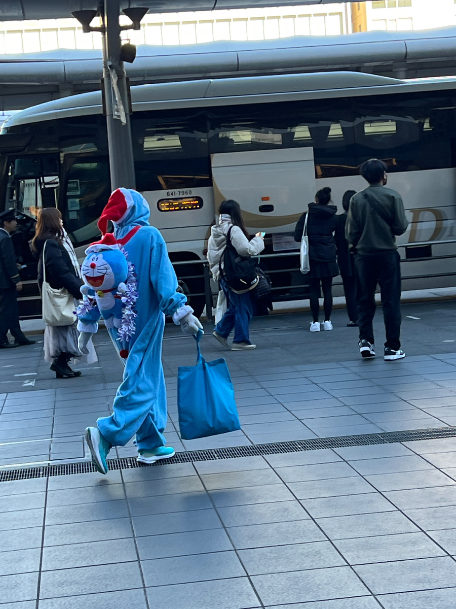 На вокзале в Осаке. Фото автора 