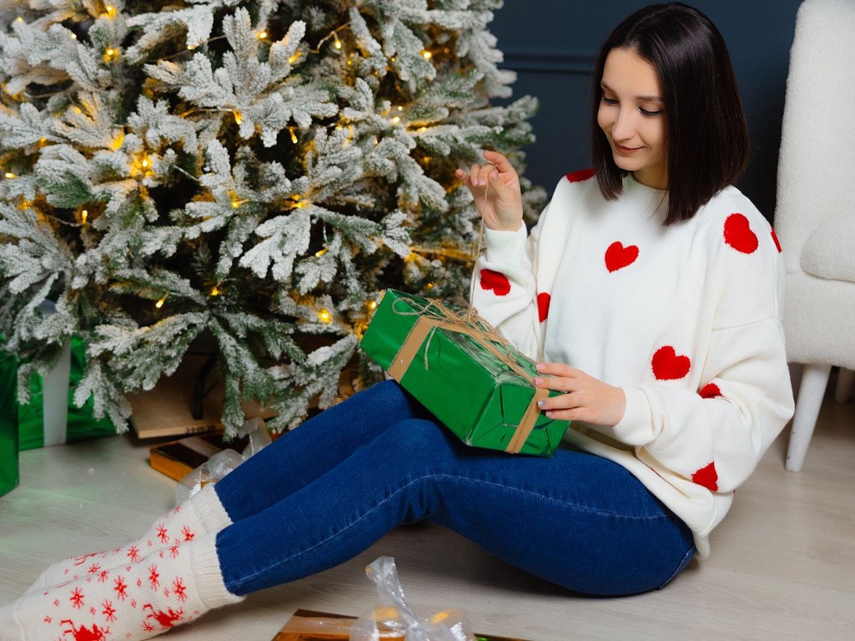 Автор на новогодней фотосессии